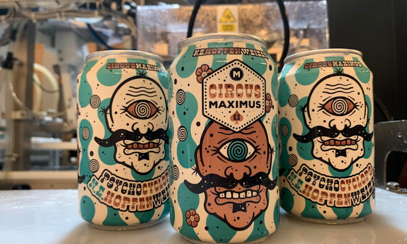 Psycho Cyclops New England Hopfenweizen van Brouwerij Maximus